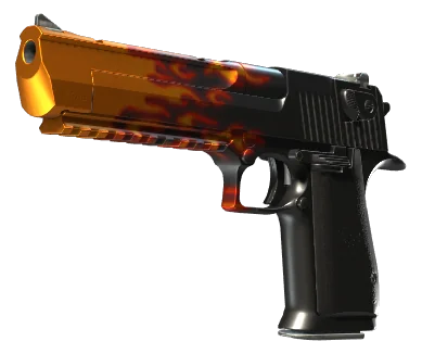 CS2 weapon skins displayed on a mobile phone screen